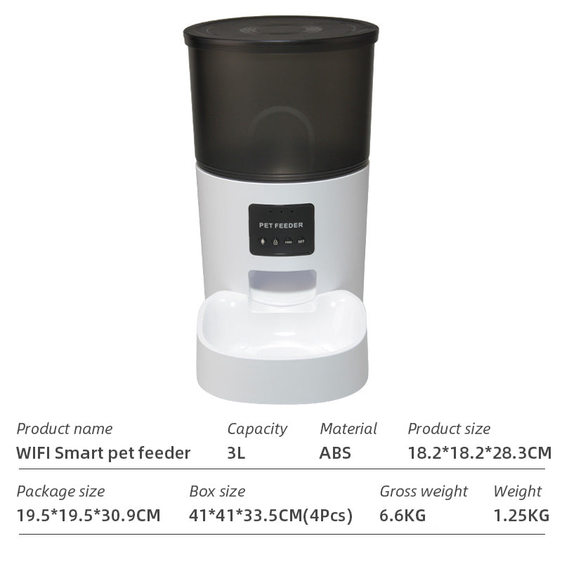 Wifi Smart APP Pet Feeder Household use Microchip Dog Automatic Pet Feeder Automatic Pet Feeder eprolo