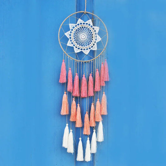 Fashion Gift Tassel & Lace Dreamcatcher Wind Chimes Tassel Pendant Big Dream Catcher Home Wall Hanging Decor Regalo Amor - Shello's Creative Boutique