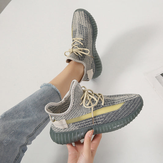 Coconut shoes for both men and women, summer breathable fly woven shoe covers, casual sports shoes, couple's mesh shoes eprolo