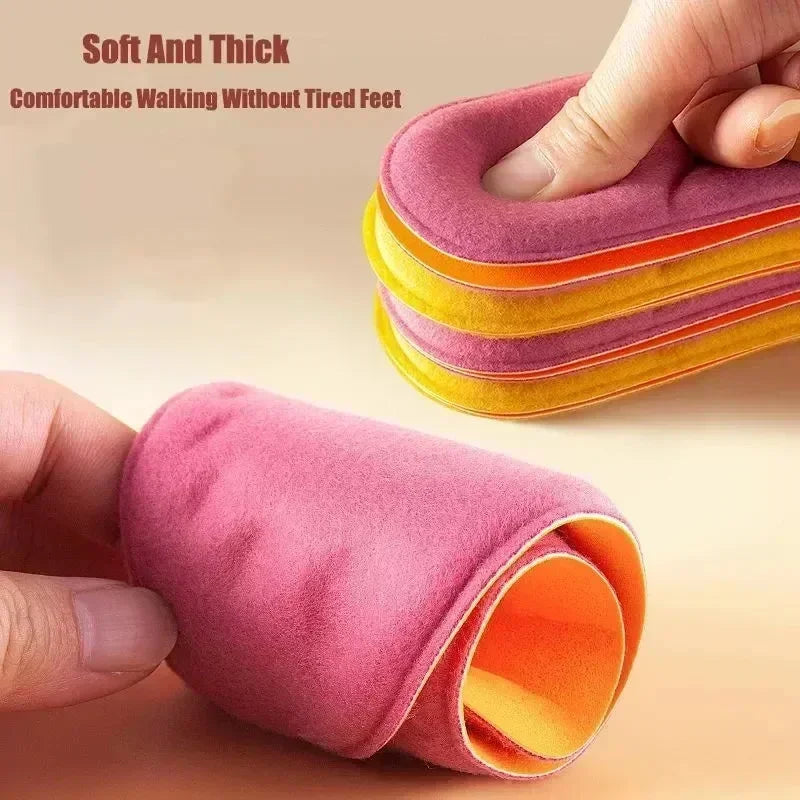 2-10pcs Self Heating Insoles Thermostatic Thermal Insole Massage Memory Foam Arch Support Shoe Pad Heated Pads Winter Men Women eprolo