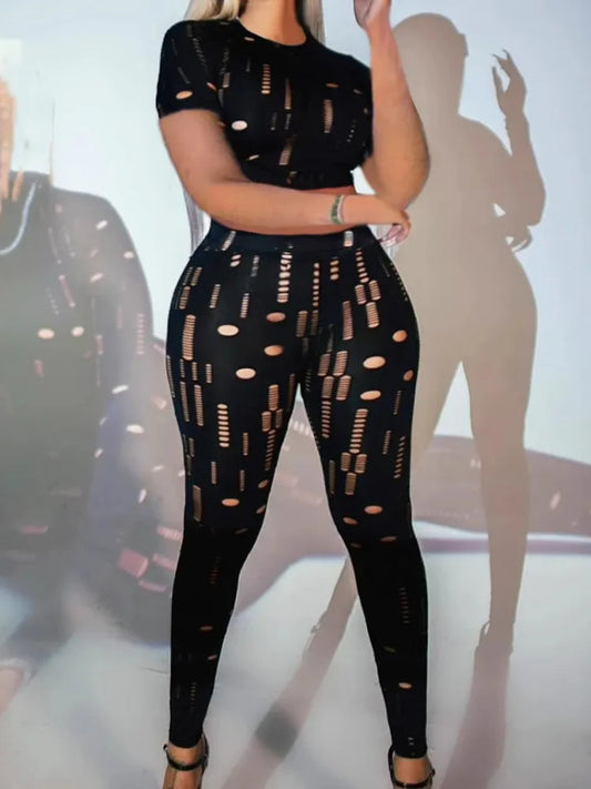 2 Piece Women Sets 2025 New Arrival Plus Size Summer Matching Sets Print Two Pieces Sets Top Pants Suits Outfits Clothing eprolo