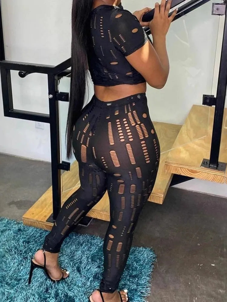 2 Piece Women Sets 2025 New Arrival Plus Size Summer Matching Sets Print Two Pieces Sets Top Pants Suits Outfits Clothing eprolo