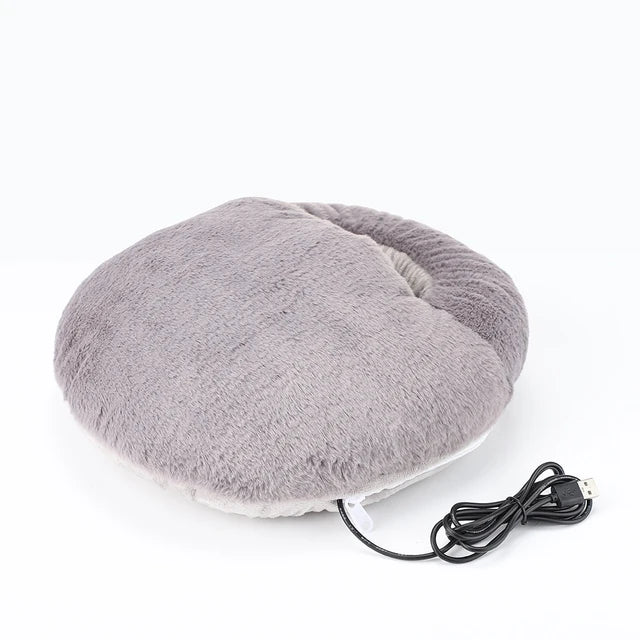 2 Types USB Foot Warmer Soft Foot Warming Bag Heating Pad For Home Office Sofa Bed Winter Heater Feet Warmers Heated Mat eprolo
