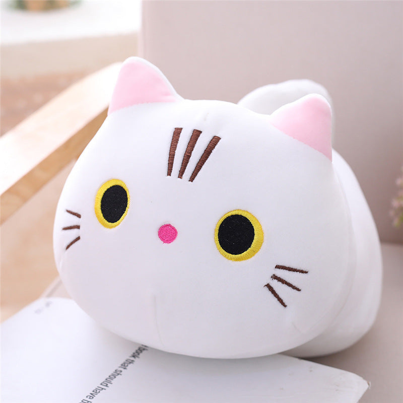 Mollusk Pillow Cute Cat Cylindrica Bedside Single Double Pillow Nap Pillow Office Pillow Shello Creative Boutique
