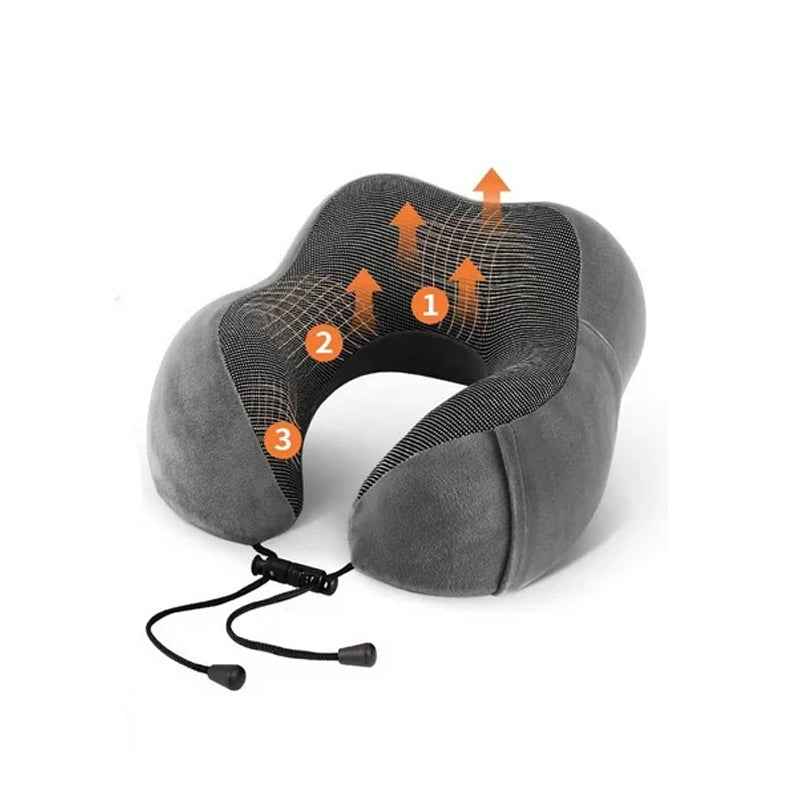 Soft and Comfortable Neck Support Cushion Memory Foam Travel Pillow