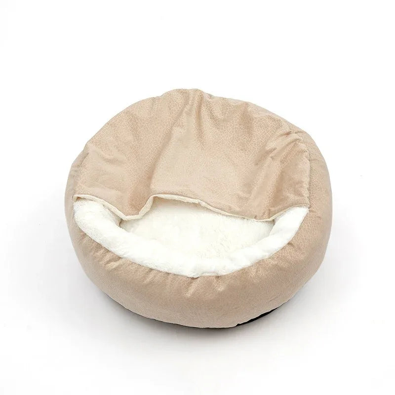 Super Soft Pet Cat Bed Plush Full Size Washable Calm Bed Donut Bed Comfortable Sleeping Artifact Suitable For All Kinds Of Cat - Shello's Creative Boutique