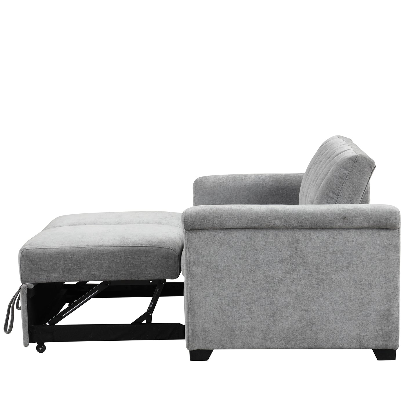 U_STYLE Convertible Soft Cushion Sofa Pull Bed ,for Two People to Sit On eprolo