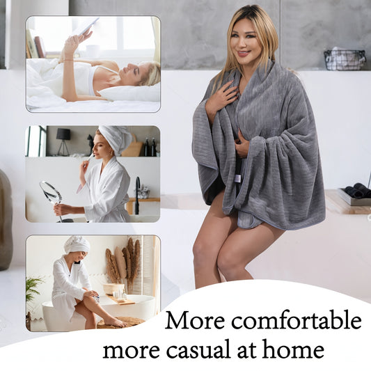 16 Piece Microfiber Bath Towel Set - Quick-Dry & Absorbent