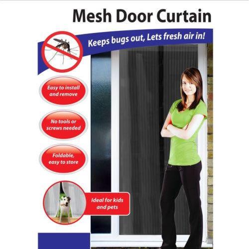 Magic Curtain Door Mesh Magnetic Hands Free Fly Mosquito Bug Insect Screen Hot