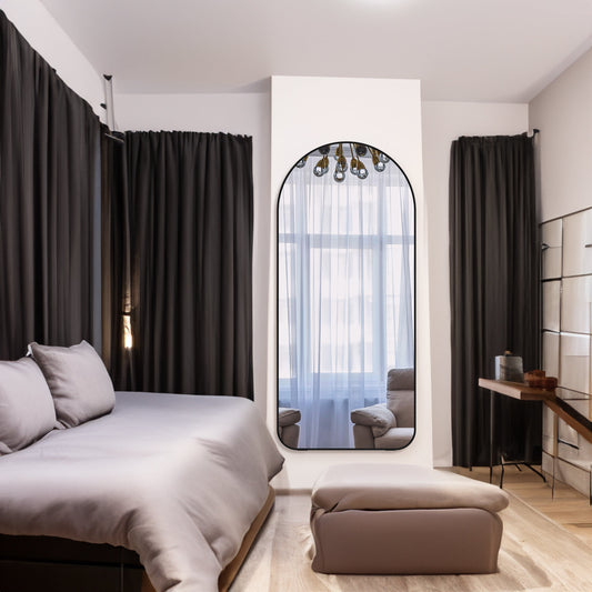 71"×32" Big Full Body Mirror for Bedroom Oversized Floor Mirror Large Standing Mirror Living Room Dressing Mirror Leaning Agains eprolo