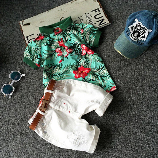 Children Clothing Sets Baby Boys Girls T Shirts+Shorts Pants Sports Suit Kids Clothes - Shello's Creative Boutique