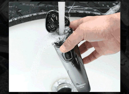 FLYCO Washable Rechargeable Rotary Men's Electric Shaver Razor with 3D Floating FS336 eprolo