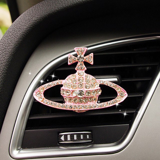 Car Air Freshener Scents Auto Perfume Vent Outlet Clip With Solid Fragrance Sheet Swan Mushroom Butterflies Planet Dance Girl eprolo