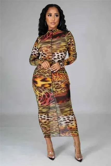 Sexy Mesh Dress for Women – Fall Fashion Party Wear - Shello's Creative Boutique