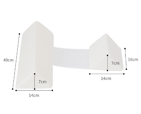 Baby sleeping on the side, fixed pillow with triangular positioning, adjustable sleeping posture, anti fall, anti spitting, and soothing pillow eprolo