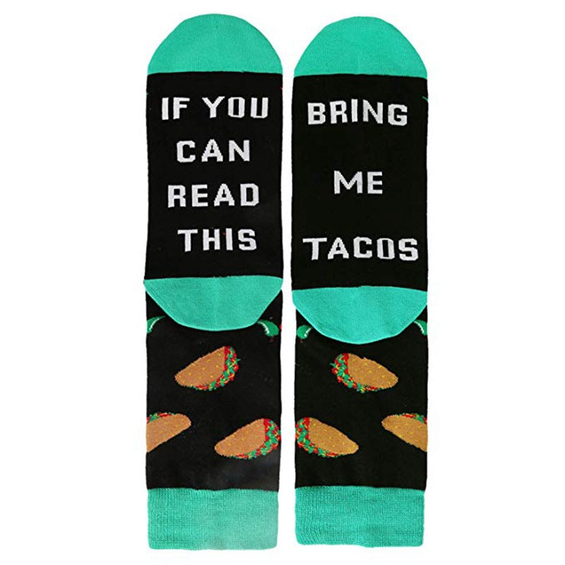 IF YOU CAN READ THIS” Autumn & Winter Mid Tube Socks – Cozy Cotton with Attitude