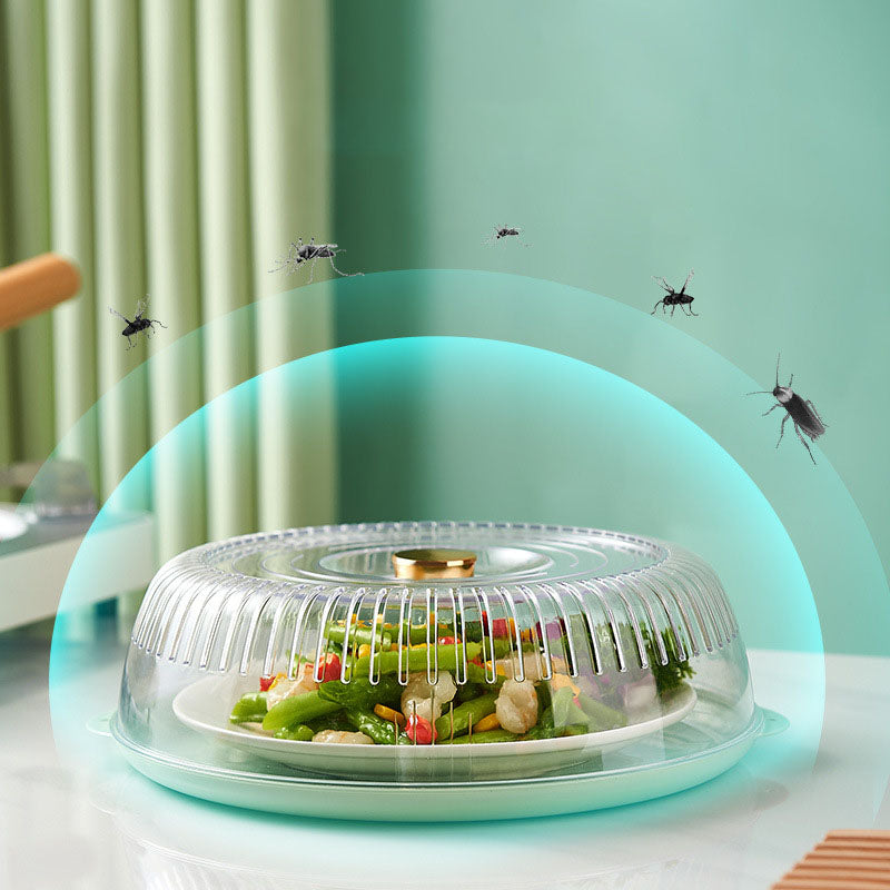 New Dust-Proof Transparent Thermal Insulation Food Cover Multi-Layer Leftover Food Cover Household Anti-Fly Cover Vegetable Cover eprolo