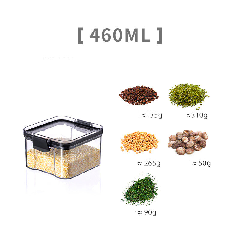 Sealed Cans Of Whole Grains Kitchen Storage Food Grade Transparent Plastic Cans Box Snacks Dry Goods Tea Storage Cans eprolo