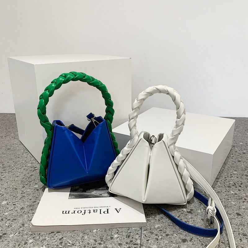 Fried Dough Twists Handheld Geometric Fashion Personalized Bag – A Bold Statement of Style & Individuality!