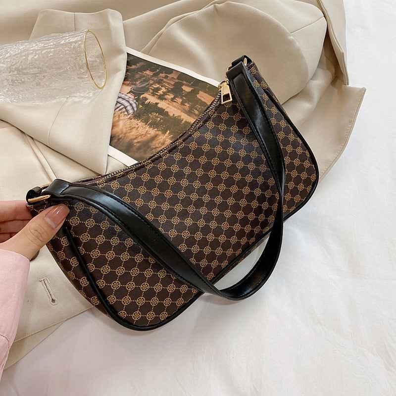 French Baguette Bag - Retro Underarm Satchel with Parisian Chic - Shello's Creative Boutique