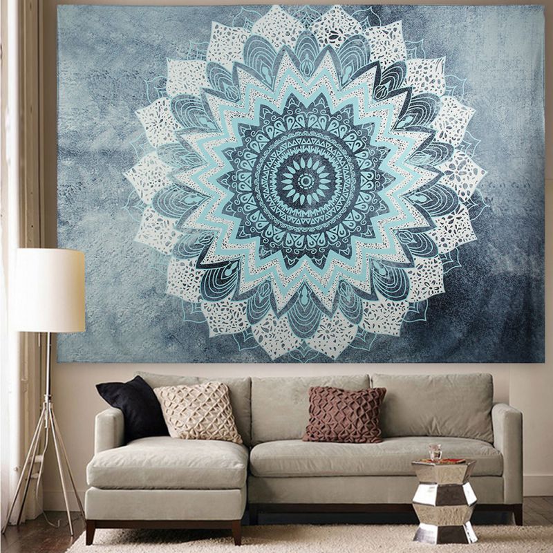 Bohemian Mandala Tapestry Sandy Beach Indian Picnic Rug Throw Travel Mattress Blanket Camping Tent Wall Decor Hanging Tapestries