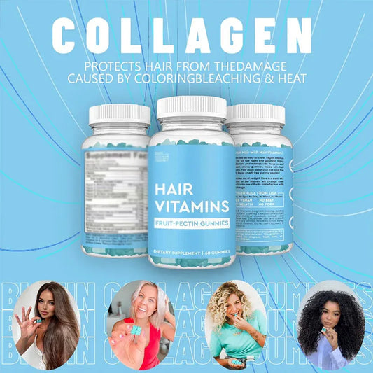 Hair Gummies with Biotin Growth Variety: Health Functional Gummies - Shello's Creative Boutique