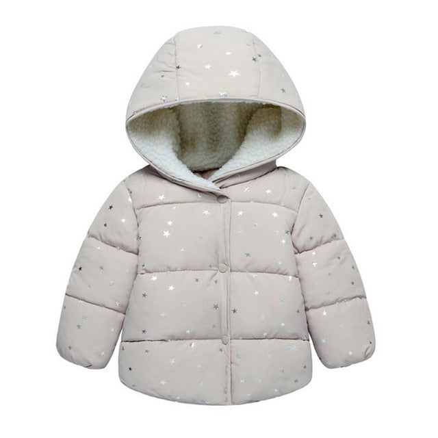 Baby Girls Jacket Autumn Winter Jacket For Girls Coat Kids Warm Hooded Outerwear Children Clothes Infant Girls Coat eprolo