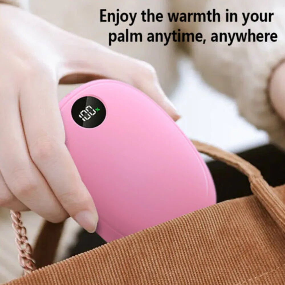 2PCS Rechargeable Hand Warmers USB Power Bank Electric Pocket Heater Warmer eprolo