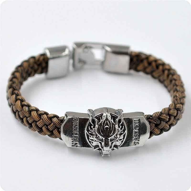 Men's Game of Thrones Bracelet - Stylish Leather Wristband for Fans - Shello's Creative Boutique