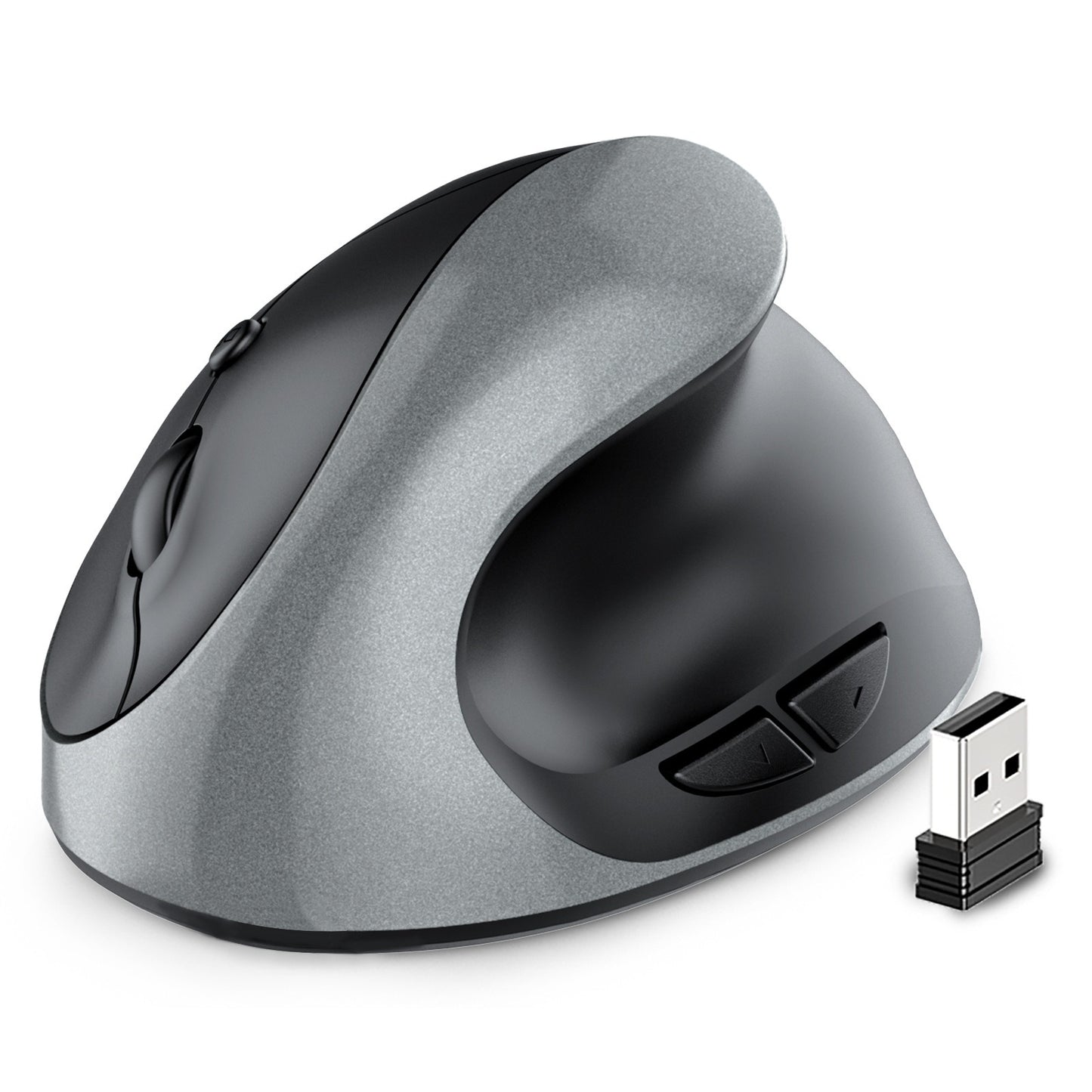 Vertical grip rechargeable silent wireless anti mouse hand designer drawing office creative ergonomic mouse