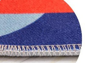 Carpet Red White Circle Star Cartoon Printing Lovely Round Carpet Rug Home Hotel Living Room Floor Mats Anti Slip eprolo