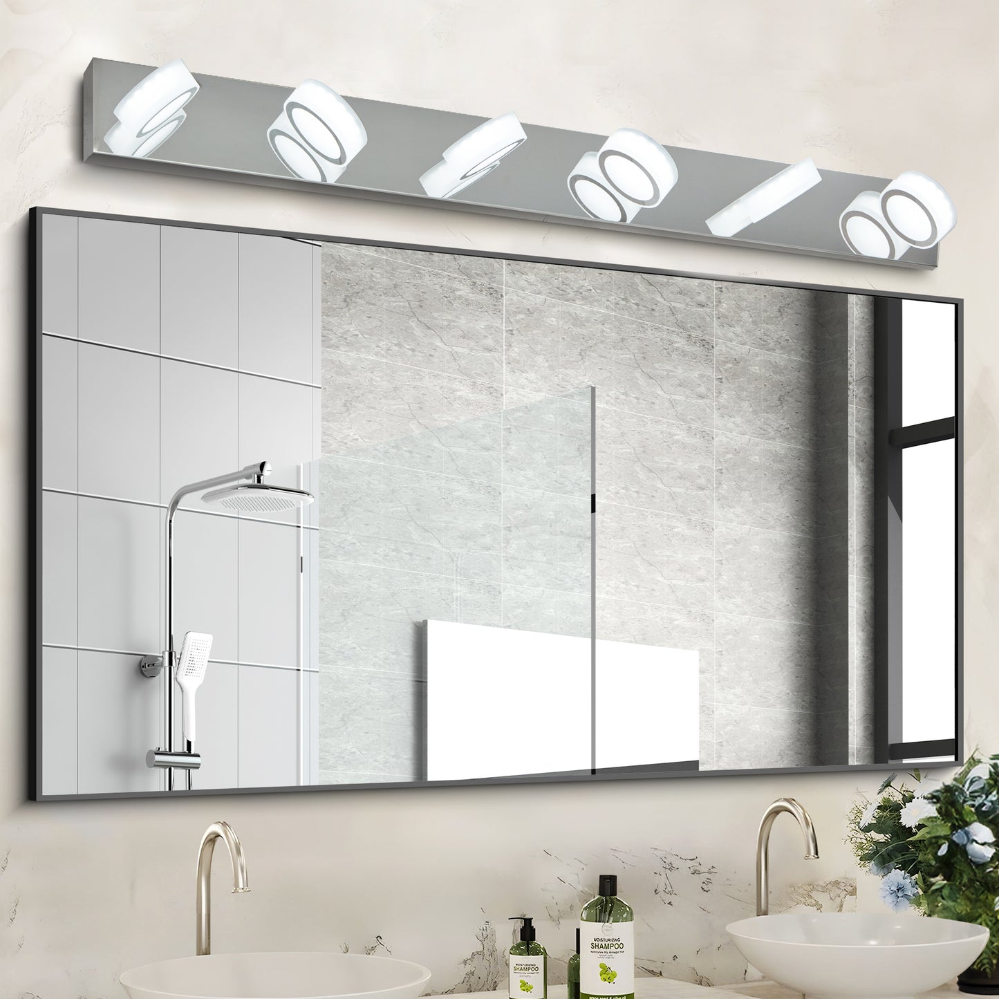 LED Modern Chrome 6-Light Vanity Lights Fixtures Over Mirror Bath Wall Lighting eprolo