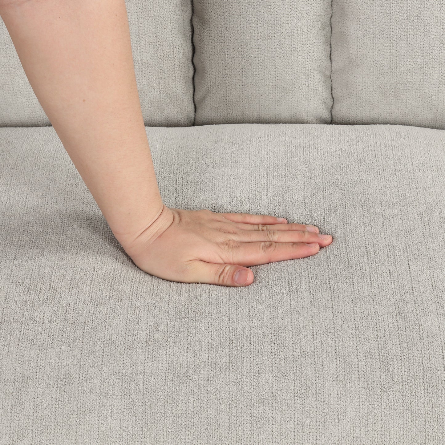 U_STYLE Convertible Soft Cushion Sofa Pull Bed ,for Two People to Sit On eprolo