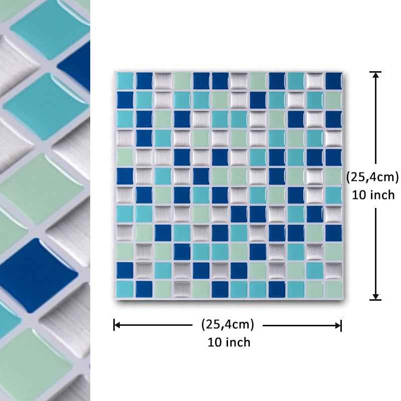 Vividtiles Self-Adhesive Mosaic Tiles for DIY Kitchen and Bathroom Decor