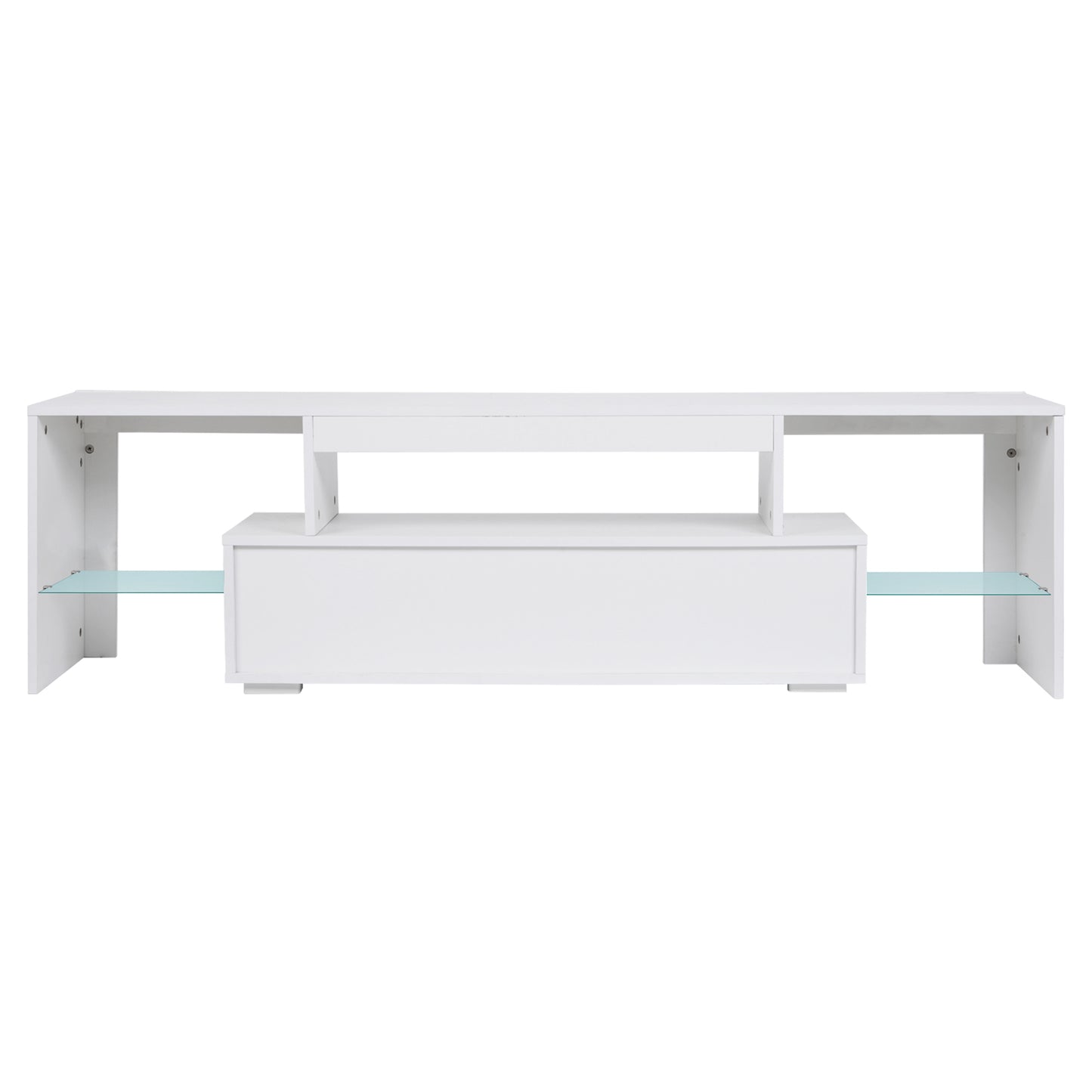 LED TV stand modern TV stand with storage Entertainment Center with drawer TV cabinet for Up to 75 inch for Gaming Living Room B eprolo