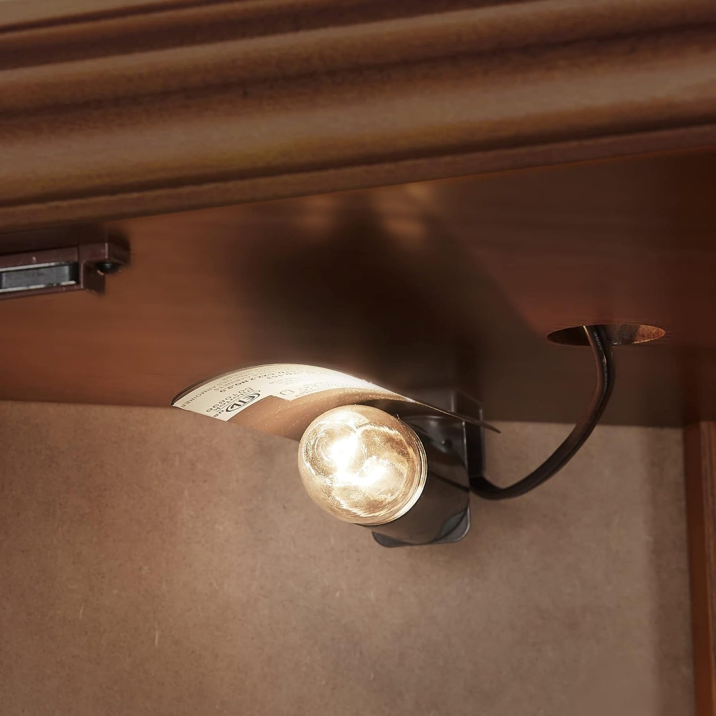 Luxury Corner Curio Cabinet with LED Lighting - 5-Shelf Display Cabinet in Walnut