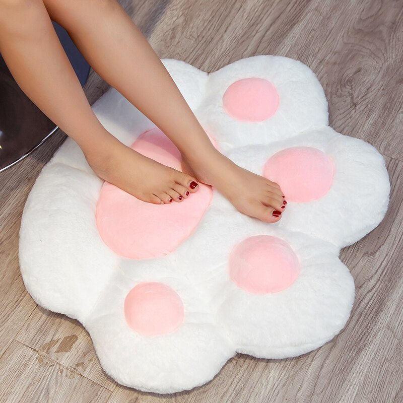 1PC 2 Sizes Soft Paw Pillow Animal Seat Cushion Stuffed Plush Sofa Indoor Floor Home Chair Decor Winter Children Girls Gift eprolo