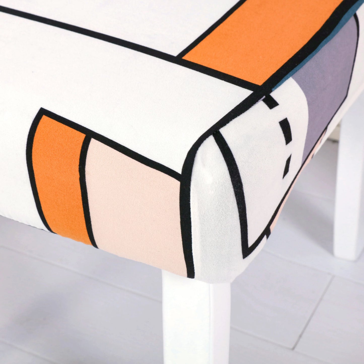 Abstract Design Chair Cover - Shello's Creative Boutique