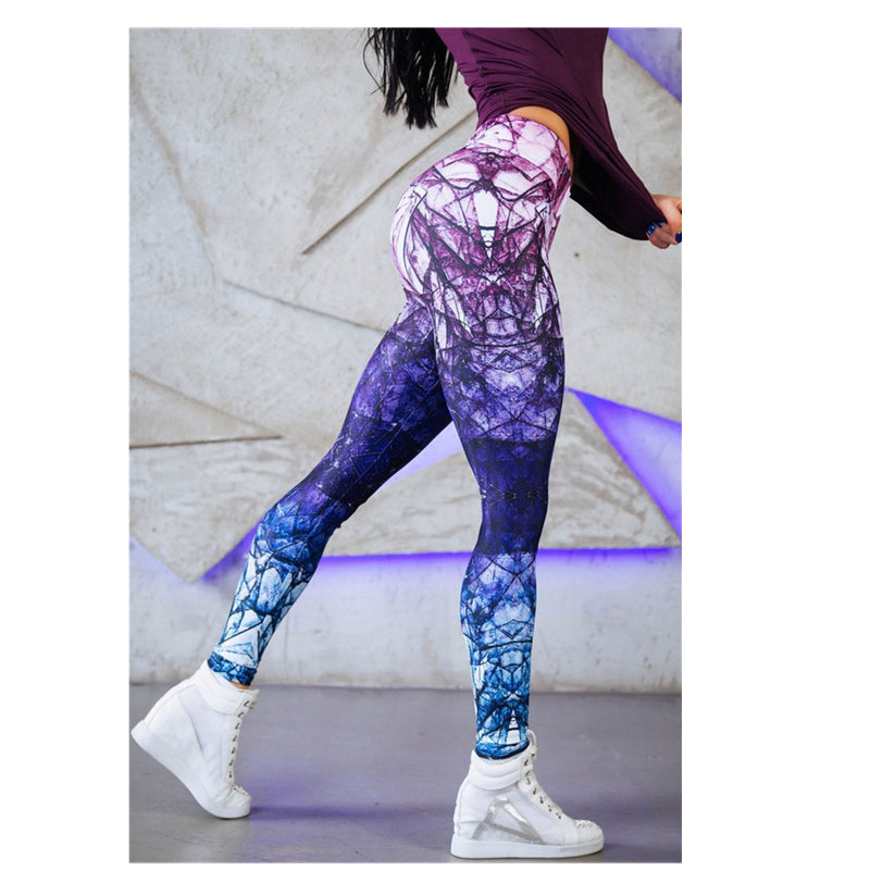 Women Yoga Pants High Elastic Fitness Sport Leggings Tights Slim Running Sportswear Sports Pants Quick Drying Training Trousers eprolo