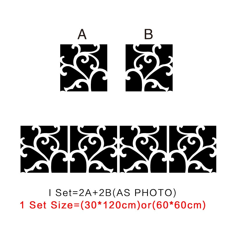 3D Wall stickers decorative living home modern acrylic large mirror still life surface fashion diy wall sticker eprolo