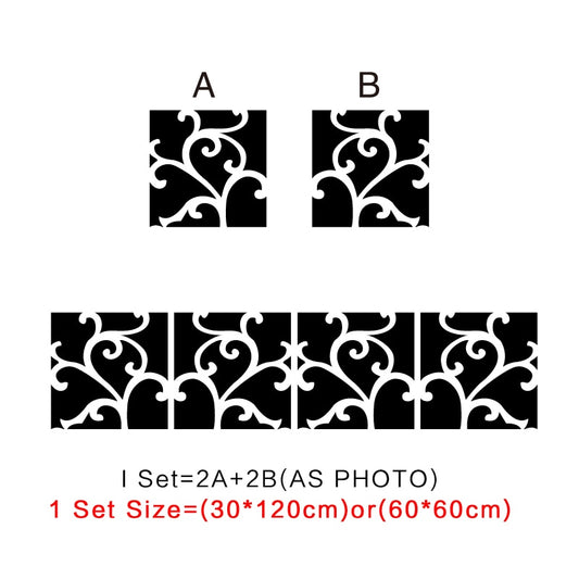 3D Wall stickers decorative living home modern acrylic large mirror still life surface fashion diy wall sticker eprolo