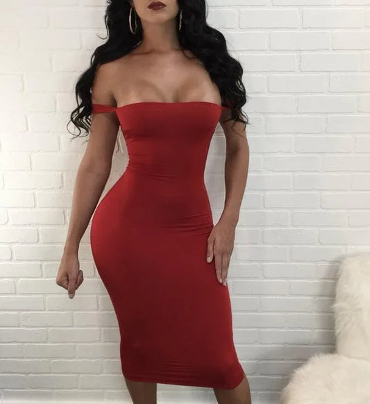 Sexy Bodycon Bandage Club Dress - Women's Party Dress - Shello's Creative Boutique