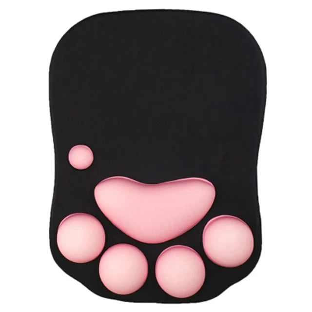 3D Mouse Pad Soft Silicone Cute Cat Paw Mouse Mat Memory Foam Wrist Rests Cushions Mousepad for kids Laptop Computer Mousepad eprolo