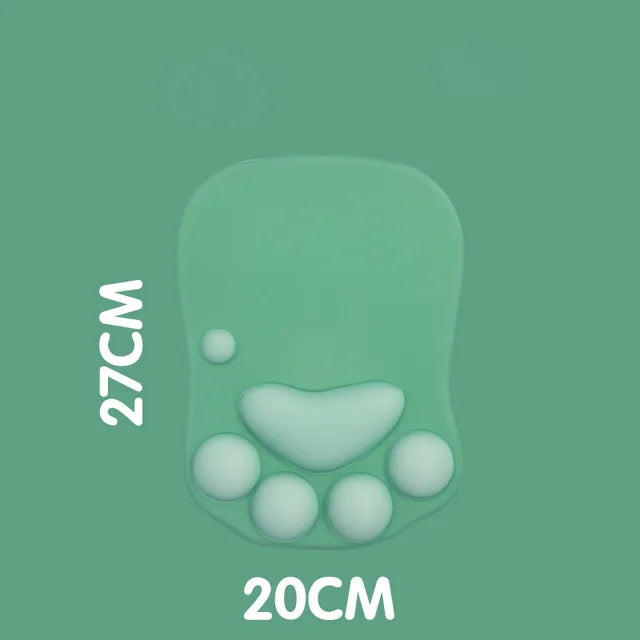 3D Mouse Pad Soft Silicone Cute Cat Paw Mouse Mat Memory Foam Wrist Rests Cushions Mousepad for kids Laptop Computer Mousepad eprolo