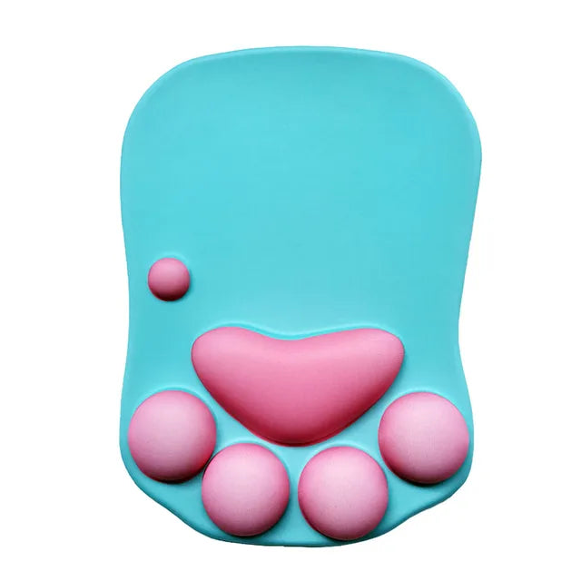 3D Mouse Pad Soft Silicone Cute Cat Paw Mouse Mat Memory Foam Wrist Rests Cushions Mousepad for kids Laptop Computer Mousepad eprolo