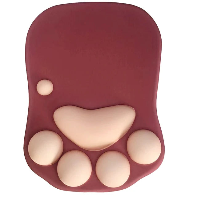 3D Mouse Pad Soft Silicone Cute Cat Paw Mouse Mat Memory Foam Wrist Rests Cushions Mousepad for kids Laptop Computer Mousepad eprolo