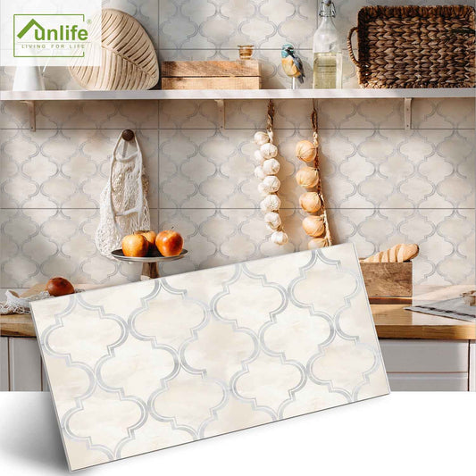 Funlife Elegant Style Thickened Brick Stickers American-Style New Kitchen Wall Decoration Waterproof Self-Adhesive