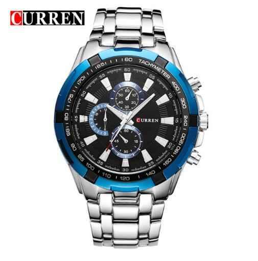 CURREN Men's Waterproof Sports Watch - Durable Quartz Wristwatch for Active Lifestyle - Shello's Creative Boutique