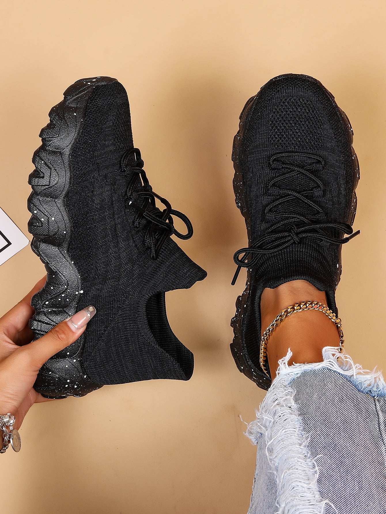 Women'S Casual Sports Sneakers, Striped Low Top Slip-On Shoes with Round Toe, Non-Slip Rubber Sole, Fabric Upper & Inner, All-Season Spring Footwear Shello's Creative Boutique