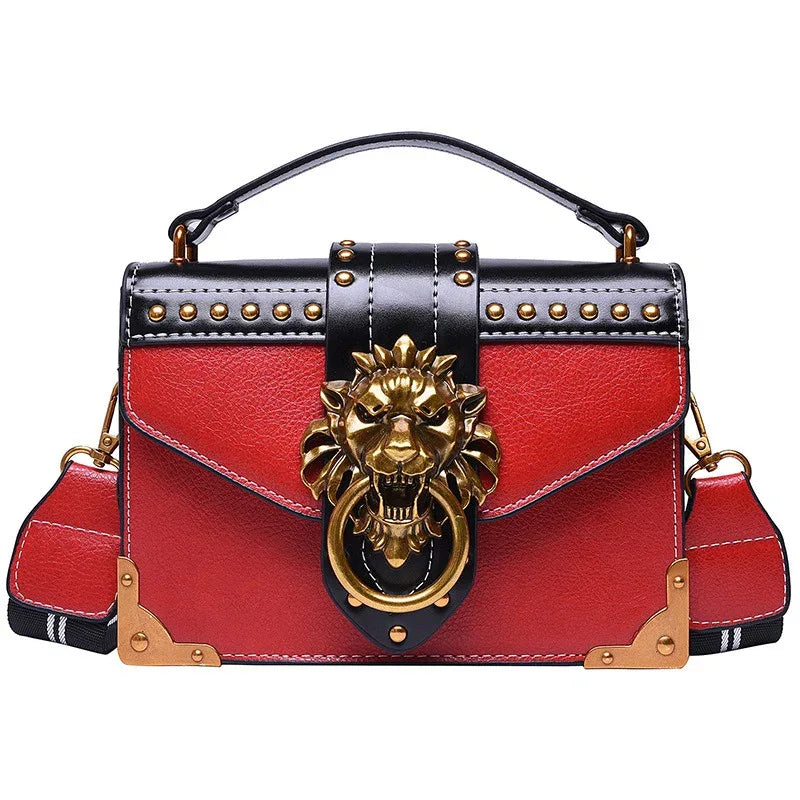 Retro PU handbag, shoulder bag, crossbody bag, small square bag, crossbody bag - Shello's Creative Boutique